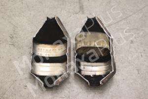 exhaust with catalytic converter